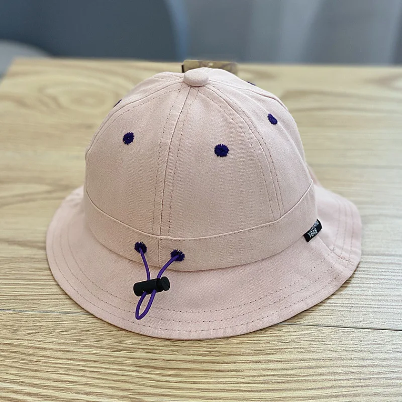 

Baby Fisherman's Hat travel Sunshade Hat Boys And Girls Hat Solid Color Basin Cap Children's Fashion Hat Trend