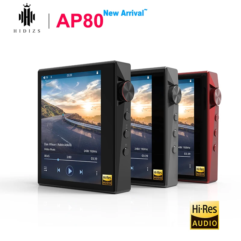 Мини mp3 плеер Hidizs AP80 ES9218P музыкальный с поддержкой Bluetooth без потерь LDAC AtpX USB DAC DSD FM