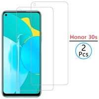protective glass for huawei honor 30s screen protector tempered glas on honor30s 30 s s30 film huwei hawei honer onor honr hono