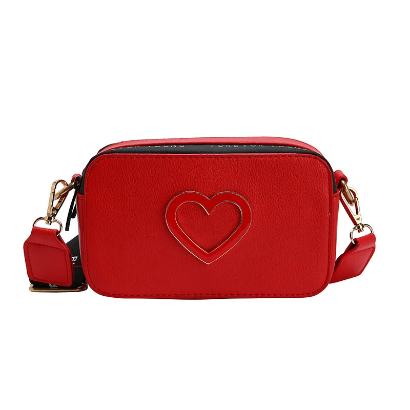 Shoulder Bag Women's Handbags Love Crossbody Bags For Women Famous Brand Woman Handbags Ladies Hand Female Bags Mini Obag - Цвет: Красный