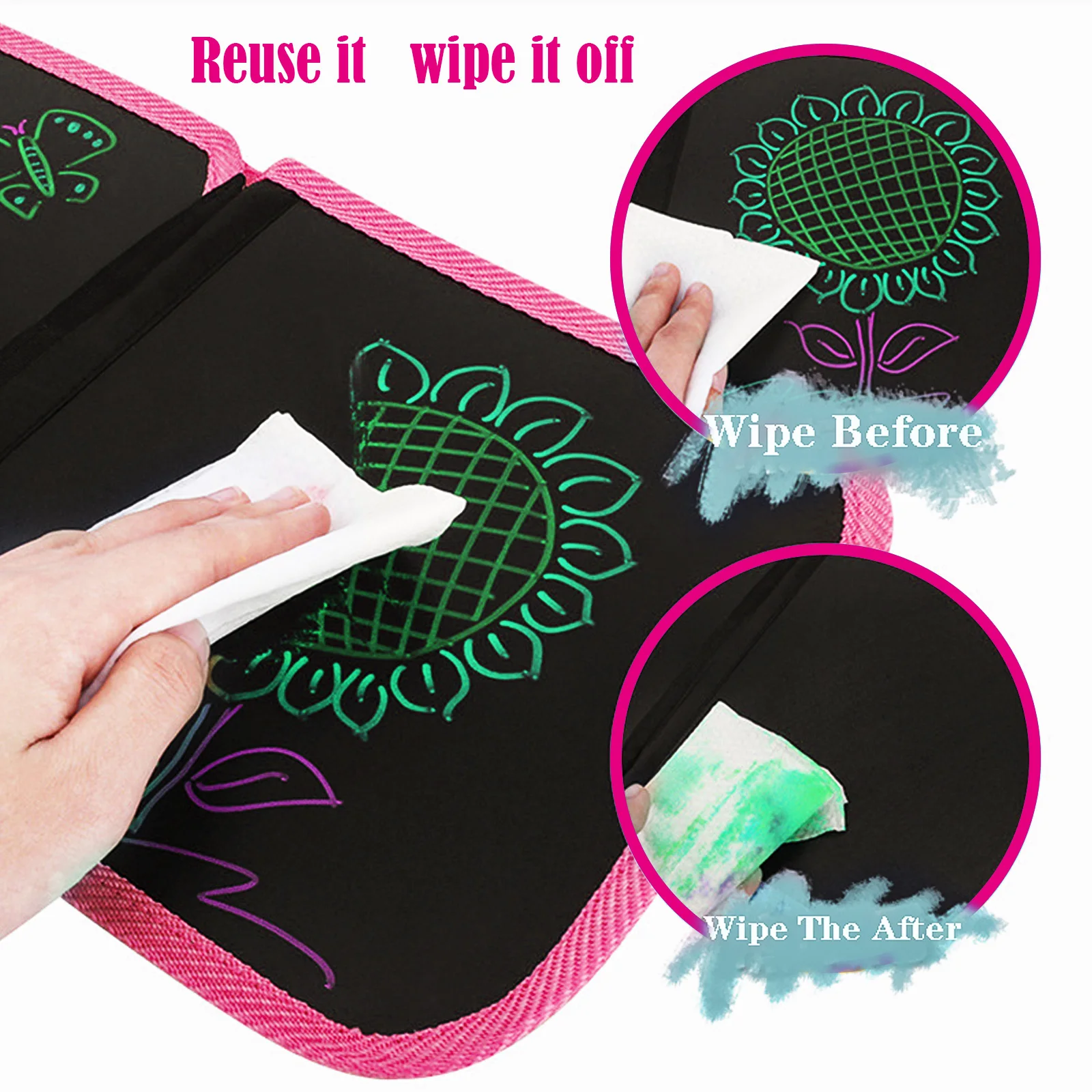 Стираемая доска для рисования набор игрушек волшебная Водная раскраска книга