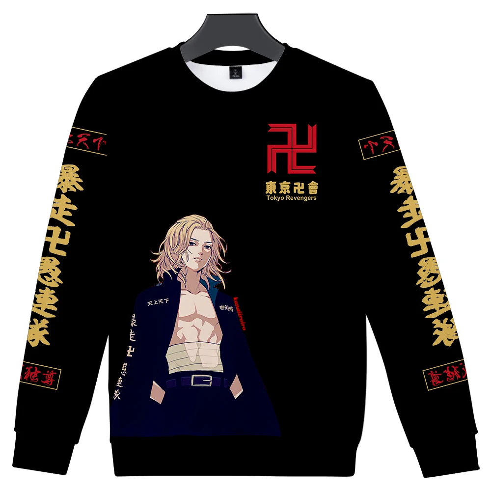 

Tokyo Revengers Sweatshirt 3D O-Neck Men/Women Long Sleeve Unisex Outwear Harajuku Streetwear Japanese Anime Fashion Clothes