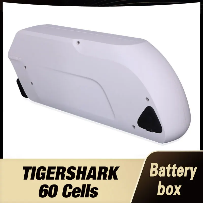Electric bike E-bike battery box case Tigershark Down Tube downtube USB 5V output 10S 6P 13S 5P Nickle strips 18650 cell holder
