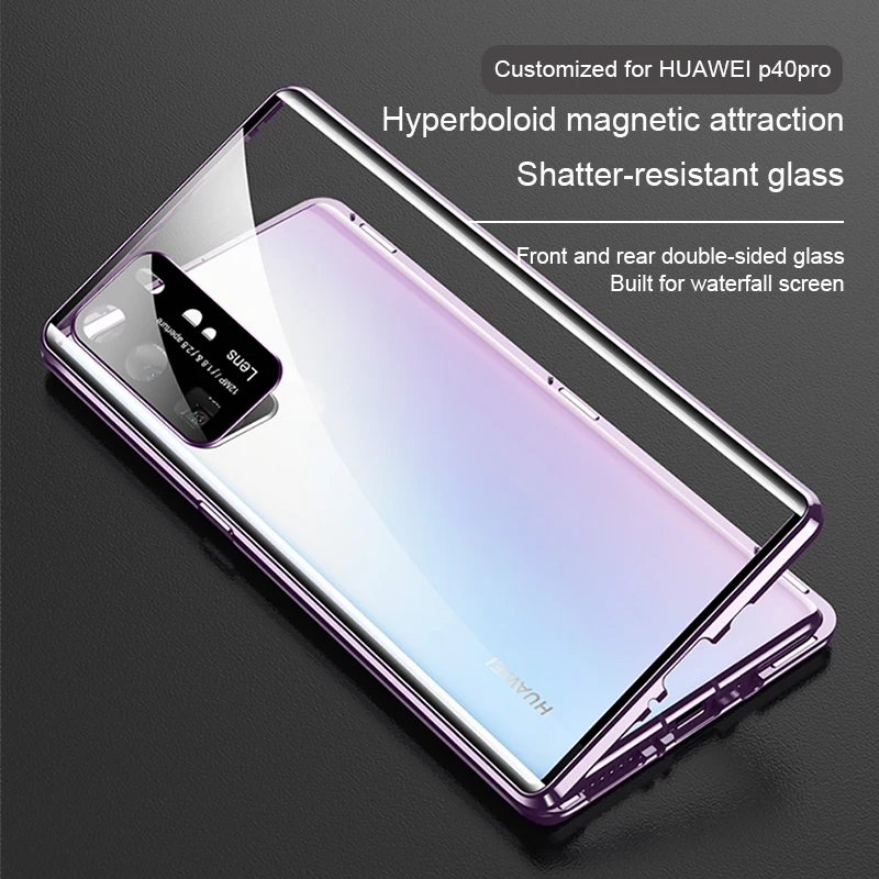 Huawei P40Pro мобильный телефон защитный чехол с магнитной присоской двухстороннее
