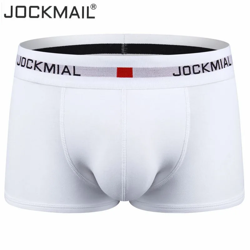 jockmail new sexy underwear men boxer brand hot men underwear breathable low waist cotton mens penis boxers calzoncillo hombre free global shipping
