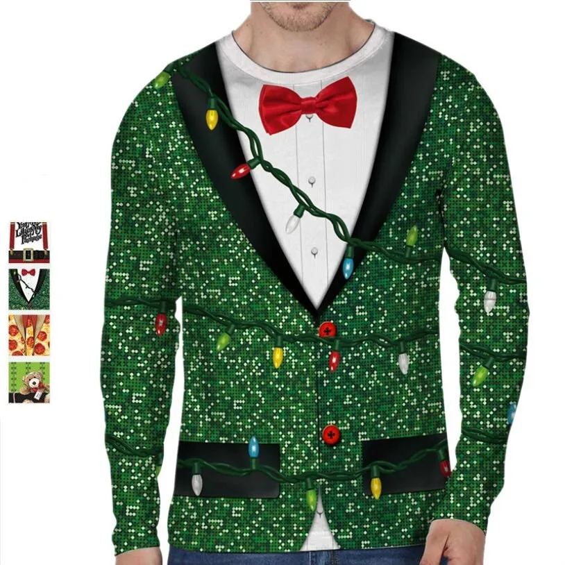 Рождественский свитер для мужчин и женщин Осень-зима 2020 | Мужская одежда