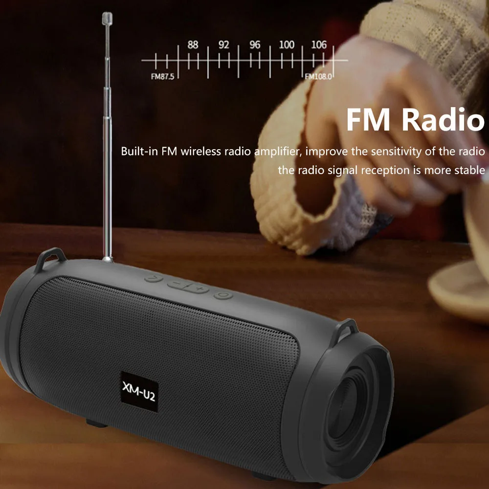Мини Колонка портативная беспроводная с поддержкой Bluetooth и FM радио|Портативные