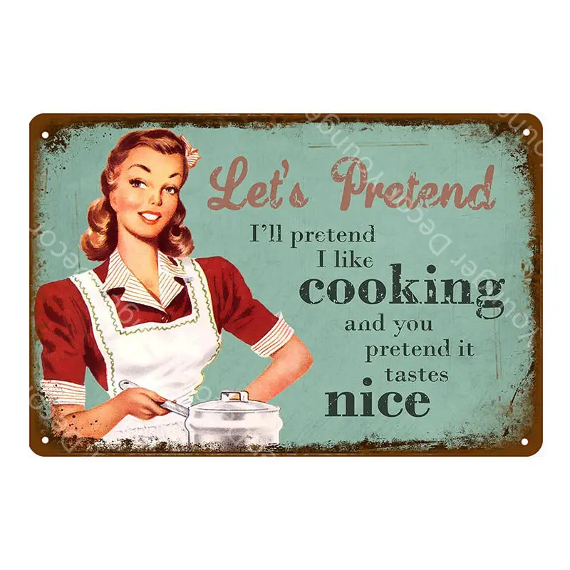 YD6441EI Laundry Cleaning Metal Signs Kitchen Herb Garden Poster Wall Plaque Vintage Painting Plate For Shop Home Bath Room Decor YI-100 - Цвет: YD6441EI