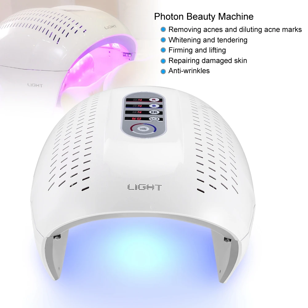 

4-Color PDT Acne Removal Machine Face LED Light Therapy Skin Rejuvenation