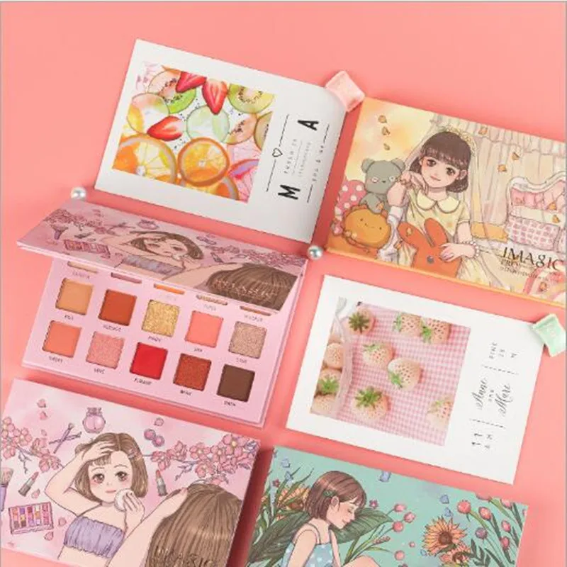 IMAGIC тени для век профессиональный макияж палитра 15 цветов Тени Пудра красота