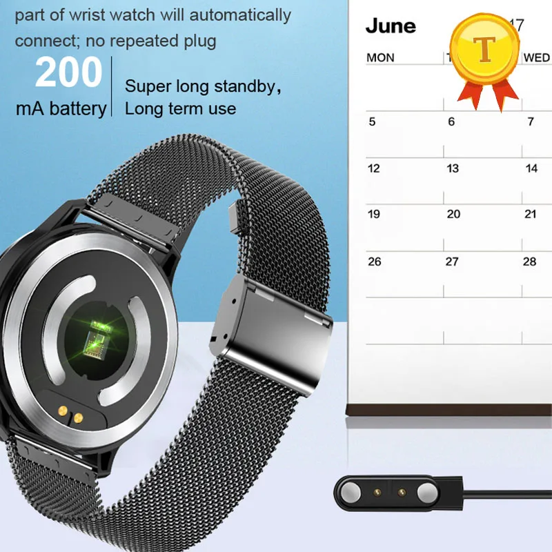 Лидер продаж Смарт-часы для мужчин и женщин ЭКГ ФПГ водонепроницаемый браслет IP68