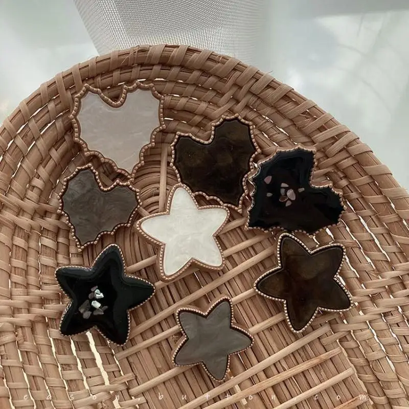 5 шт. звезда сердце металлические пуговицы швейный свитер костюм декоративные