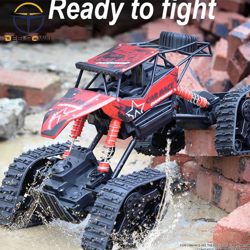 

2020 NEW Rc Car 1:12 4WD Off-Road Climbing Remote Control Car 2.4Hz Radio Controlled Car Tracked Rc Car Child Toys
