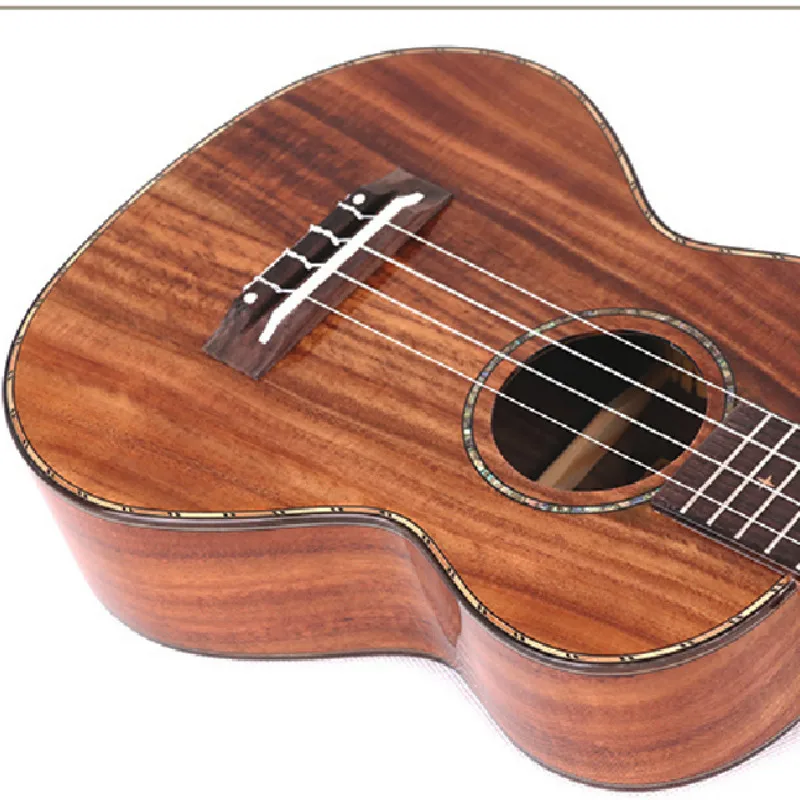 Укулеле 21 24 26 дюймов твердая мини гитара из акации Электрический тенор сопрано