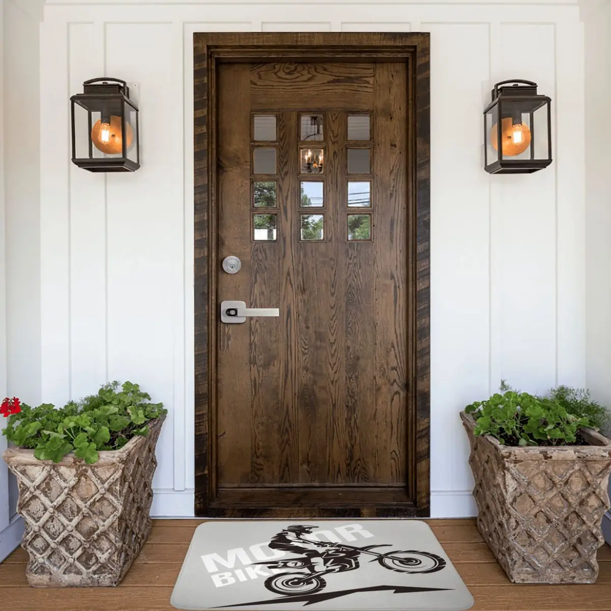 Кухонный напольный коврик декоративный дверной для мотокросса с принтом