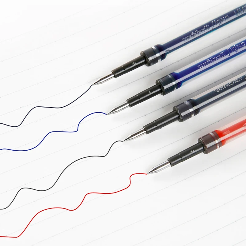 12 pieces of Japanese UNIUMR-83/UMR-85N (for UMN-138/UMN-155) 0.38mm/0.5mm black red blue | Gel Pens