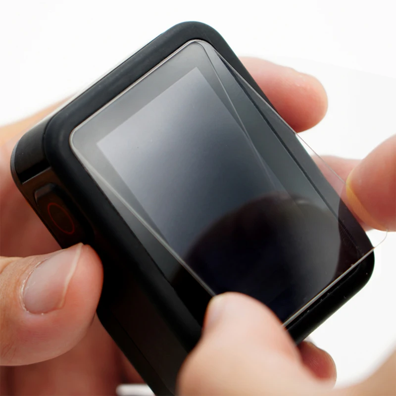 Силиконовый чехол для GoPro Hero 9 черное закаленное стекло защита экрана защитная