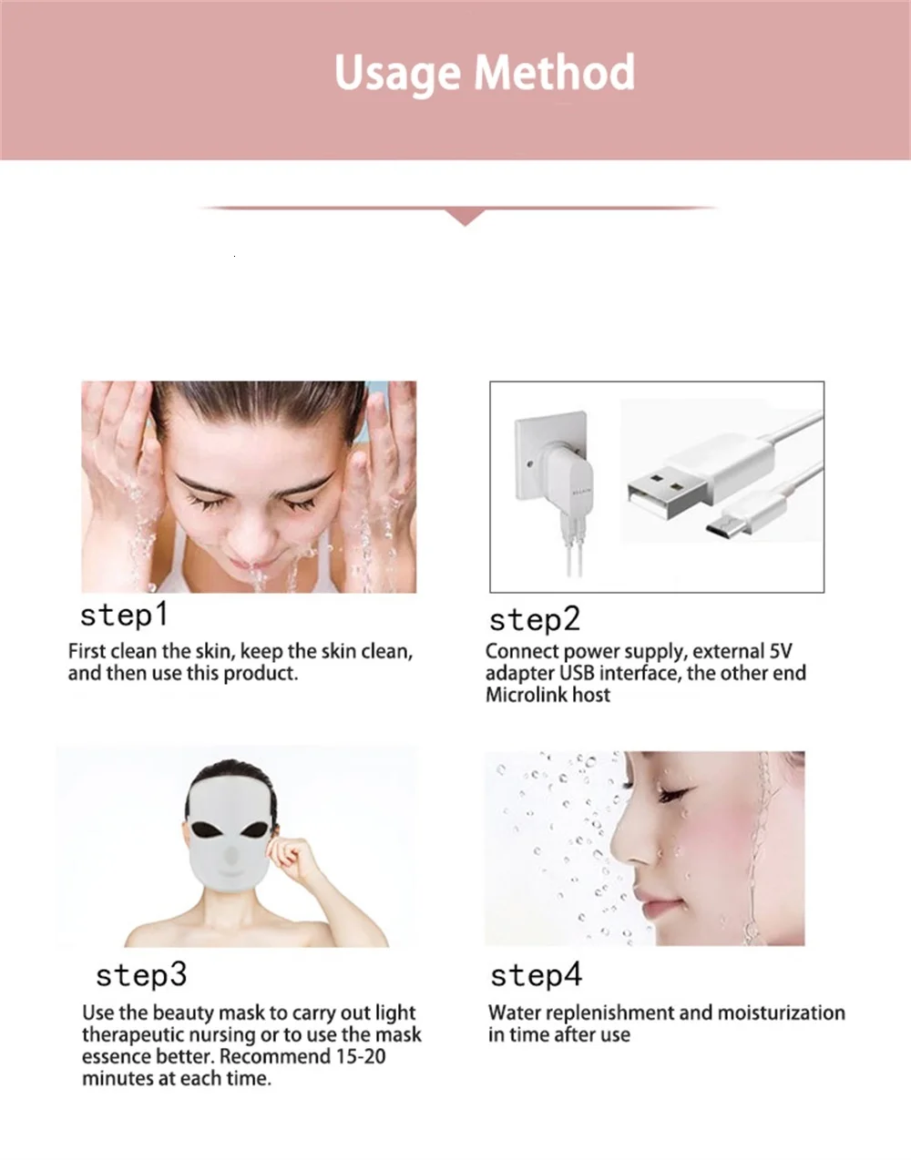 Маска светодиодный маска для лица красота омоложение кожи светодиодный маска Belleza лица фотонная терапия против морщин, акне подтягивающий уход за кожей