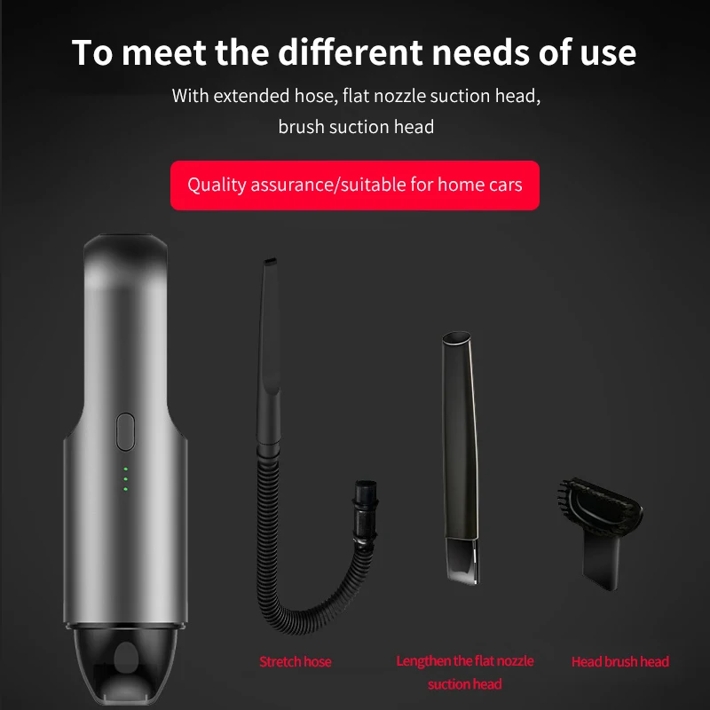 Ручной автомобильный пылесос Беспроводной Мощный циклонный всасывающий