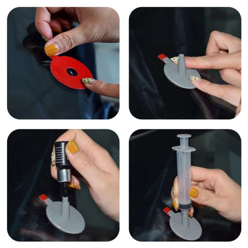 DIY Windshield Repair Kit Glass Scratch Recovery Crack Tool Set Car | Автомобили и мотоциклы