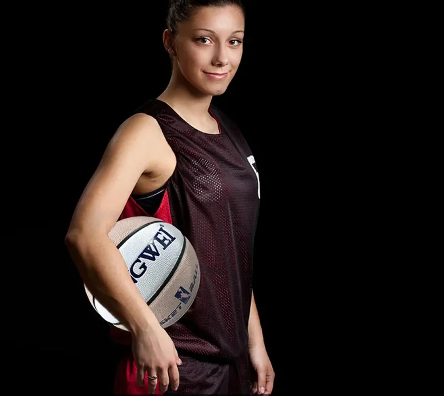 2021 баскетбольная модель износостойкая мягкая кожа синий мяч для студентов