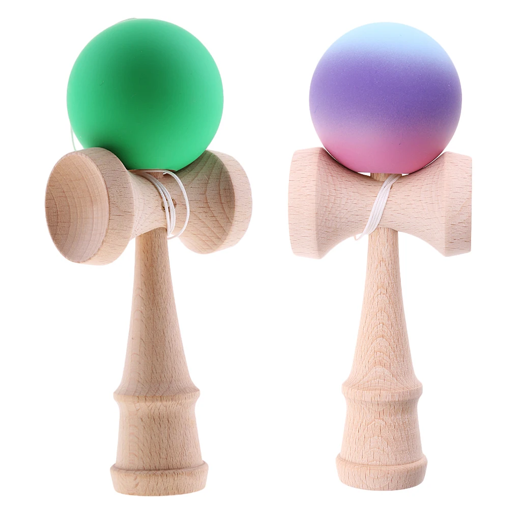 18 см деревянные Kendama умелые жонглирование мяч игрушка для детей взрослых День рождения Рождественский подарок