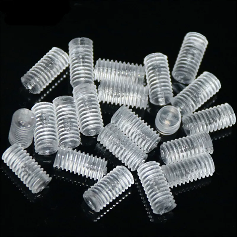 

10PCS M3 M4 M5 M6 PC Polycarbonate Grub Screws Flat Point SCREW High Strength Fatigue Resistance