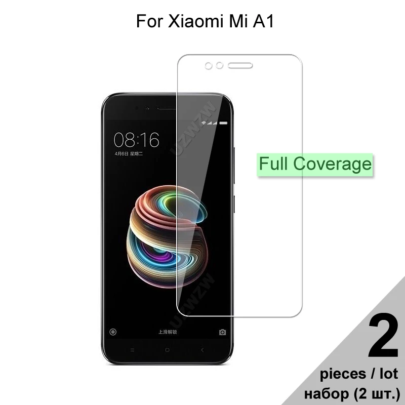 

Tempered Glass For Xiaomi Mi A1 Explosion-proof Full Cover Screen Protector Protective Glass For Xiaomi Mi A1