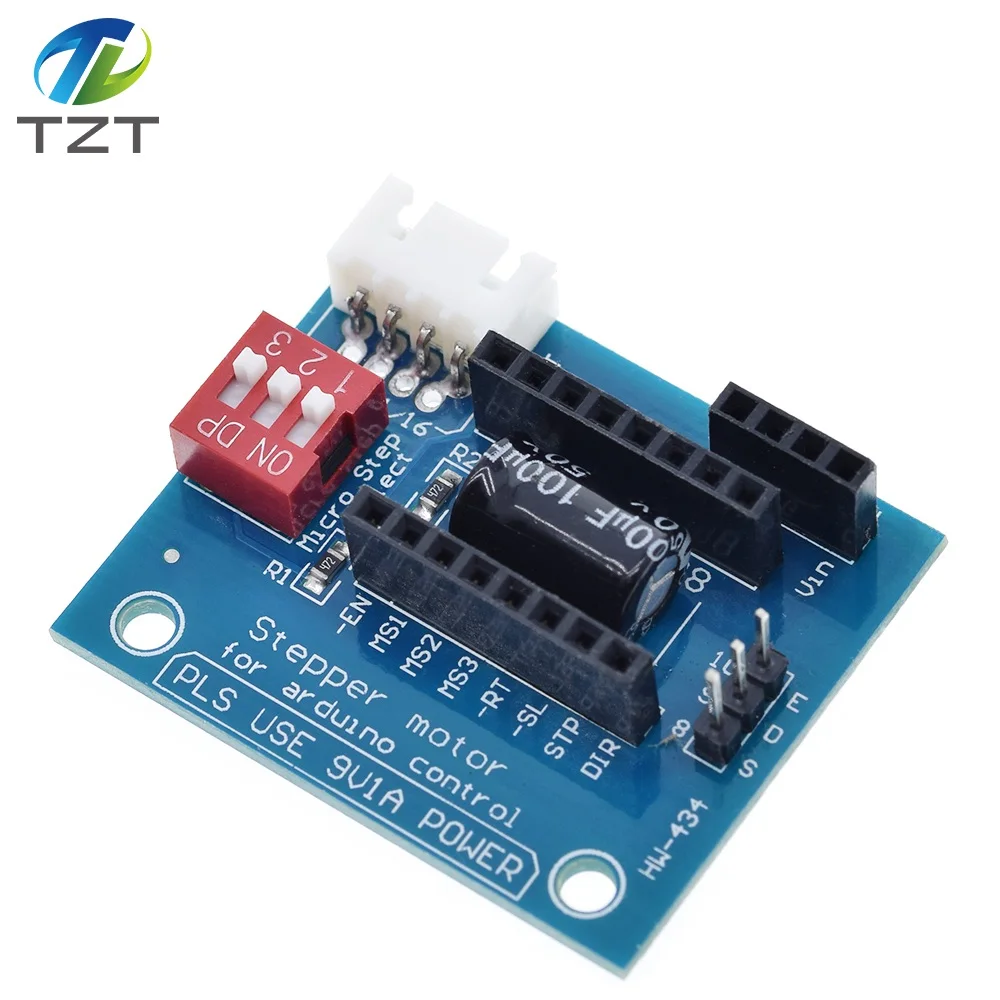 Плата расширения управления шаговым двигателем для 3D принтера TZT A4988