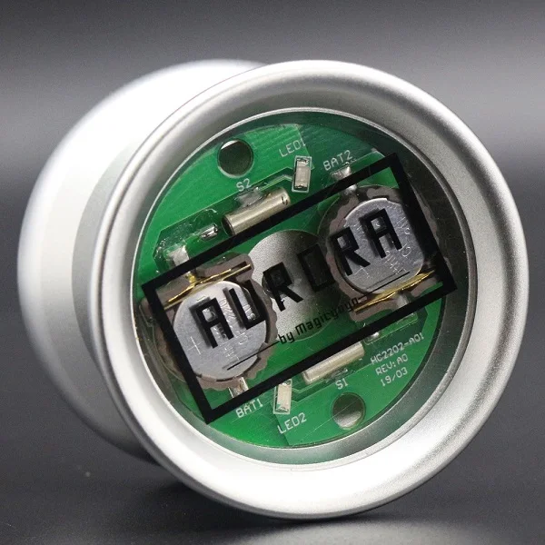 Silver (Blue Light) Волшебный йо-Y02-Aurora, светильник йо-йо, профессиональный не реагирующий йо-йо, светодиодный светильник Лидер продаж, детские игрушки, подарки для детей - Цвет: Silver (Blue Light)
