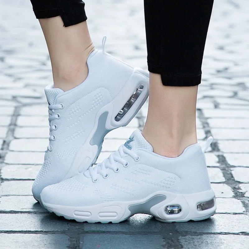 Женские кроссовки амортизирующие женские для бега дышащая Спортивная обувь Fly