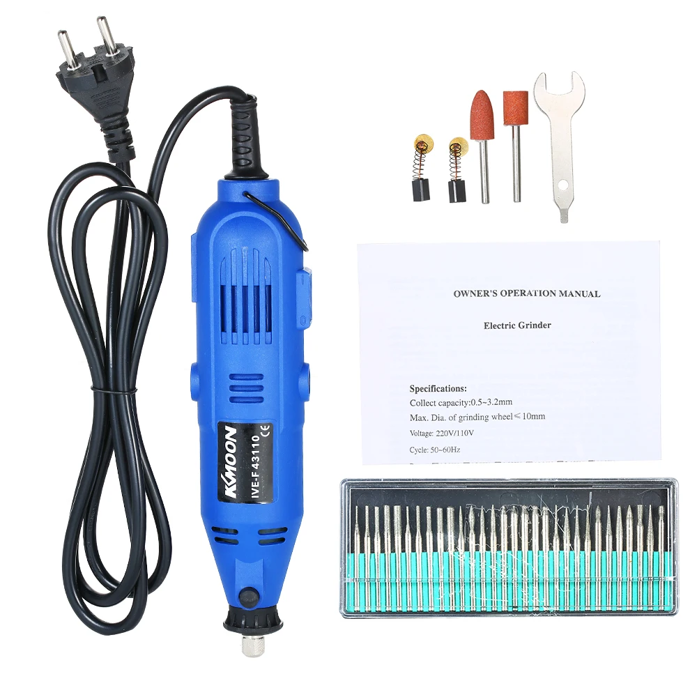 KKmoon профессиональная 6 скоростная электрическая угловая шлифовальная машина с 35