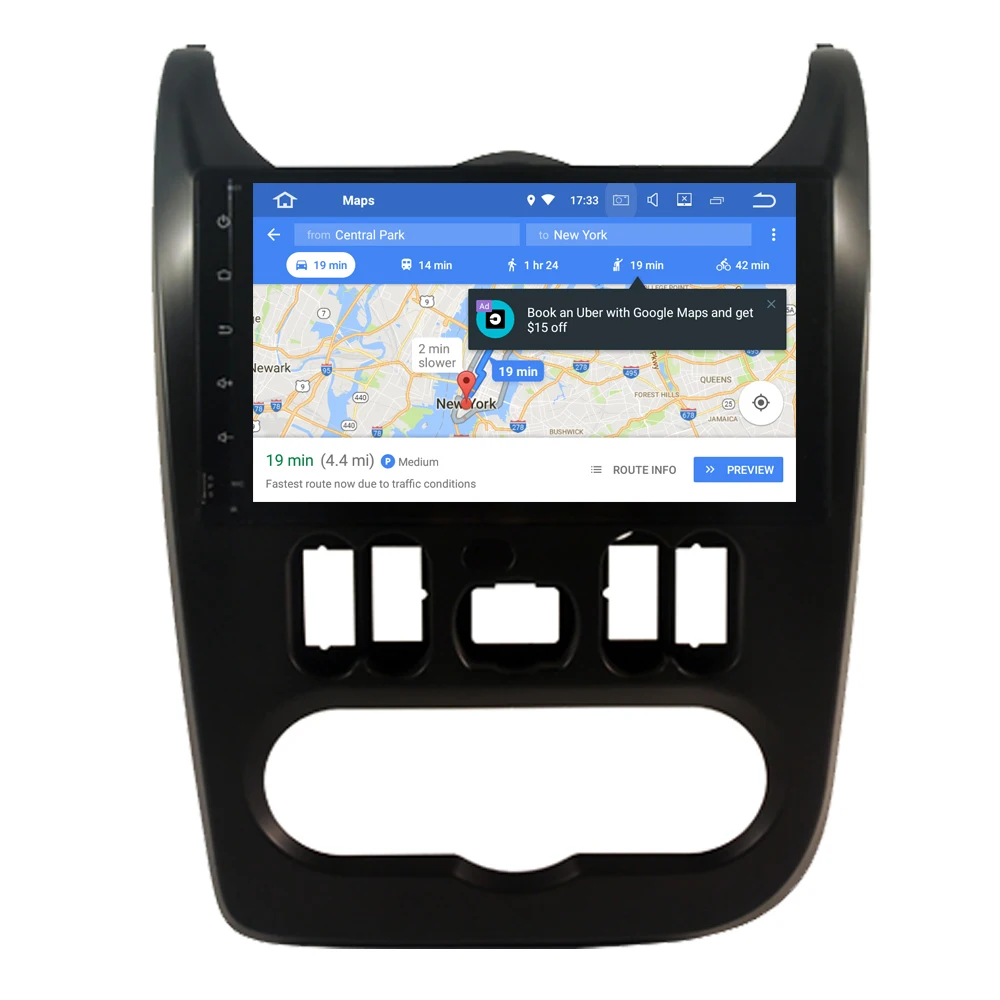 Автомобильный радиоприемник RoverOne с GPS ДЛЯ Renault Logan I Sandero Lada Lergus Dacia 2008 Duster Android 10