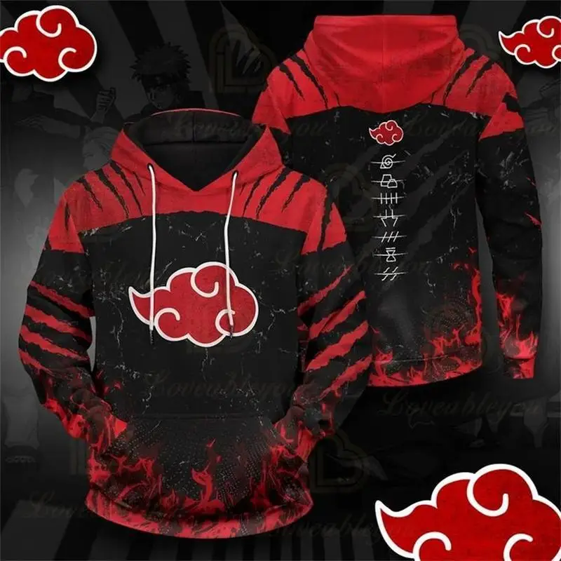 Новое поступление Harajuku аниме толстовки атакэ производства компании &quotKakashi&quot 3D