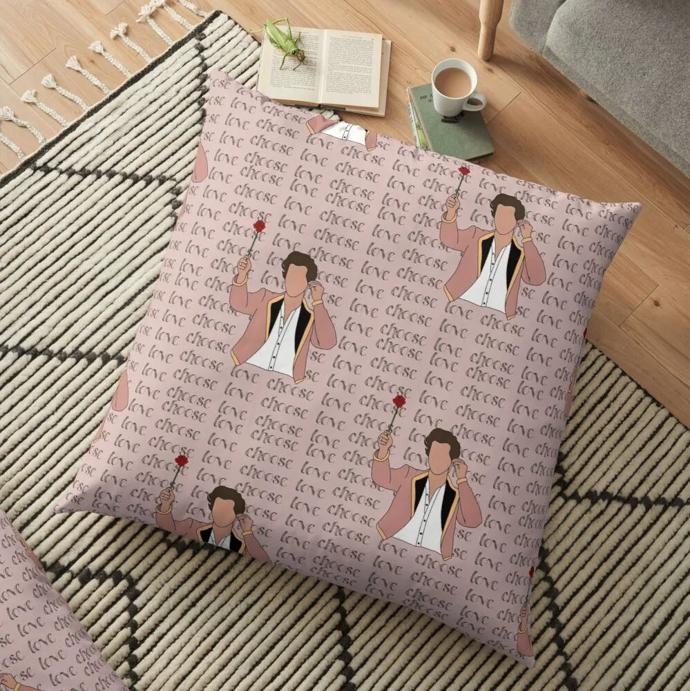 

Harry Styles Butterflies Printed Decorative Cushion Sofa Cover Pillow Pillowcase Decorations For Home Decor Pillow Cover 2021