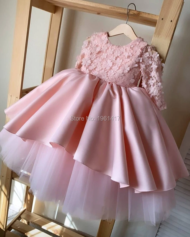 

Girls Dresses Summer Kids Princess Dress O-neck Ball Gown Kids Clothes Open Back Toddler Girl Children Costume