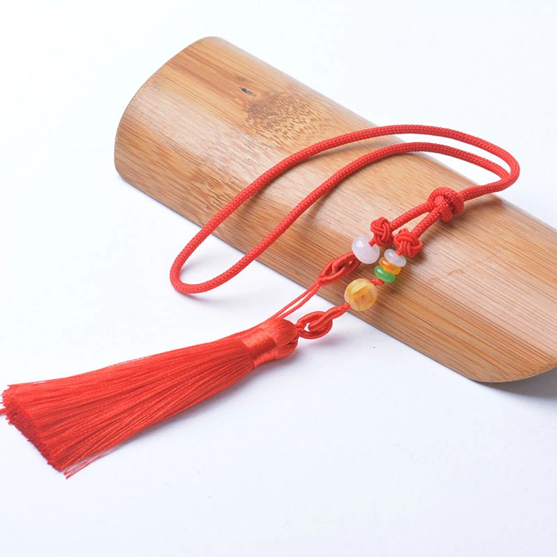 18 см украшения для рукоделия подвесная веревка Нефритовый ювелирный кулон нить