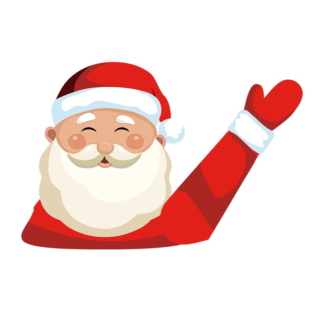 

Santa Claus wiper sticker removes car rear windshield wiper sticker