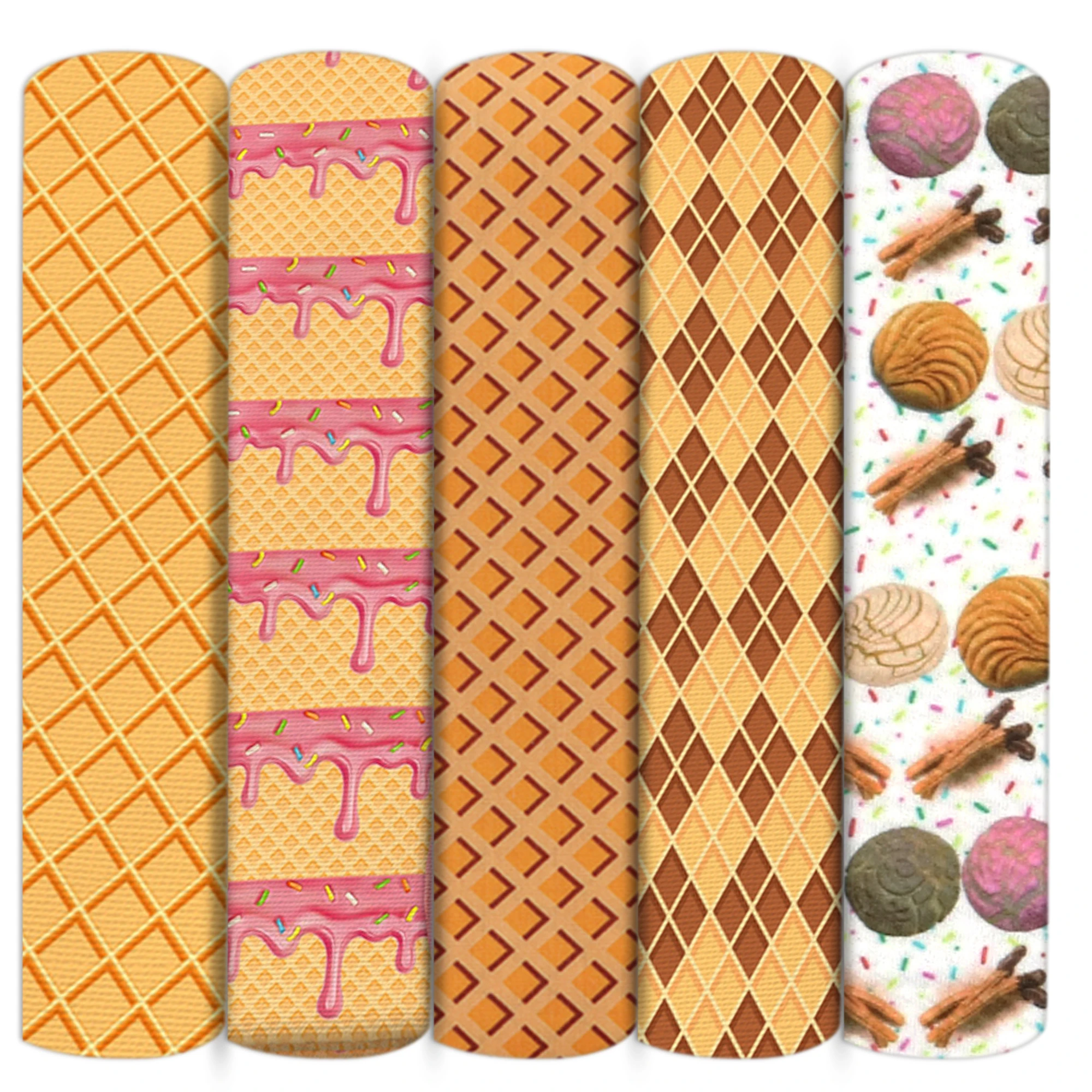 Ткань для шитья, квилтинга и рукоделия из 100% хлопка Donuts Food Avocado (1Yc14103)