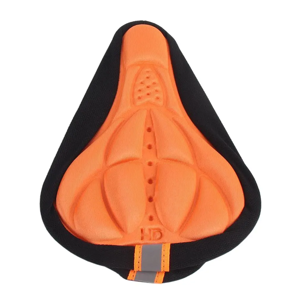 

MTB Mountain Bike Cycling Bicycle Saddle Thickened Extra Comfort Ultra Soft Silicone 3D Gel Pad Cushion Cover Seat 4 Colors