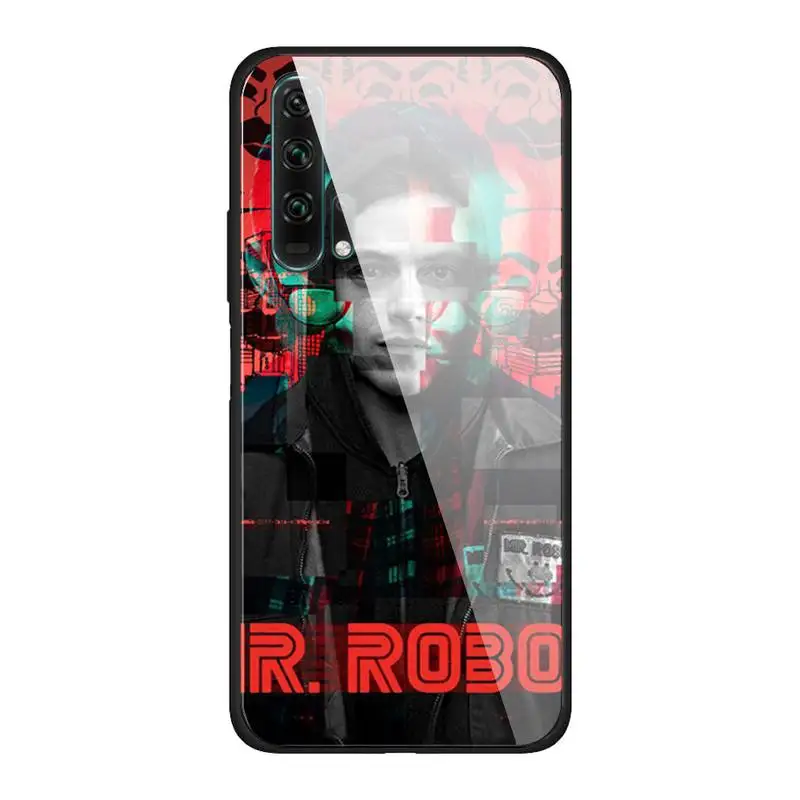 

FSOCIETY Mr Robot Phone Case For Huawei Mate 9 10 lite 20Pro&Tempered Glass Back Cover For Honor 7A 8X 9 10 V10