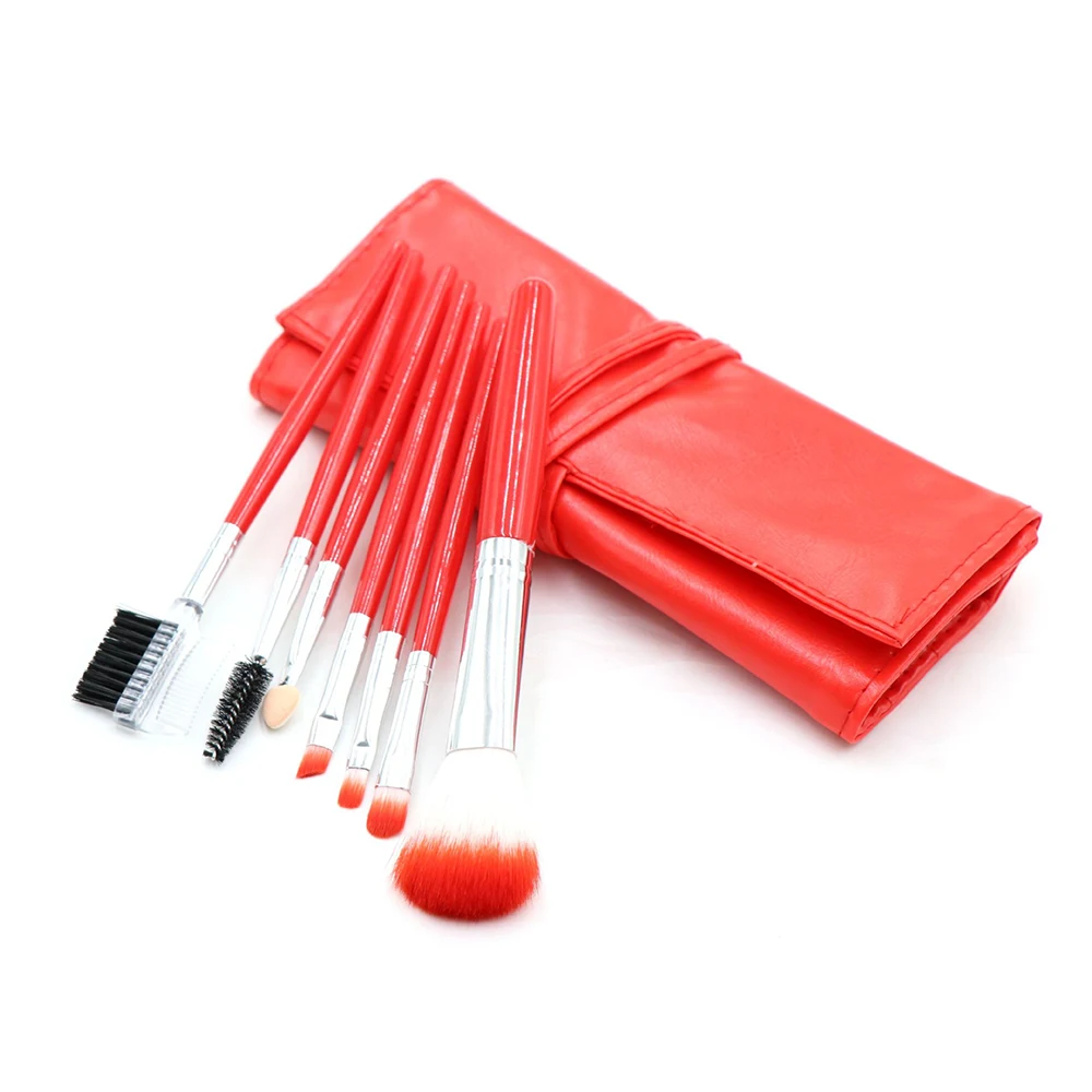 8 шт./компл. Кабуки Кисть для макияжа сумка Наборы косметических кистей