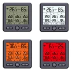 Цифровой термометр 433 МГц, Беспроводная метеостанция, измеритель влажности, гигрометр с будильником,   