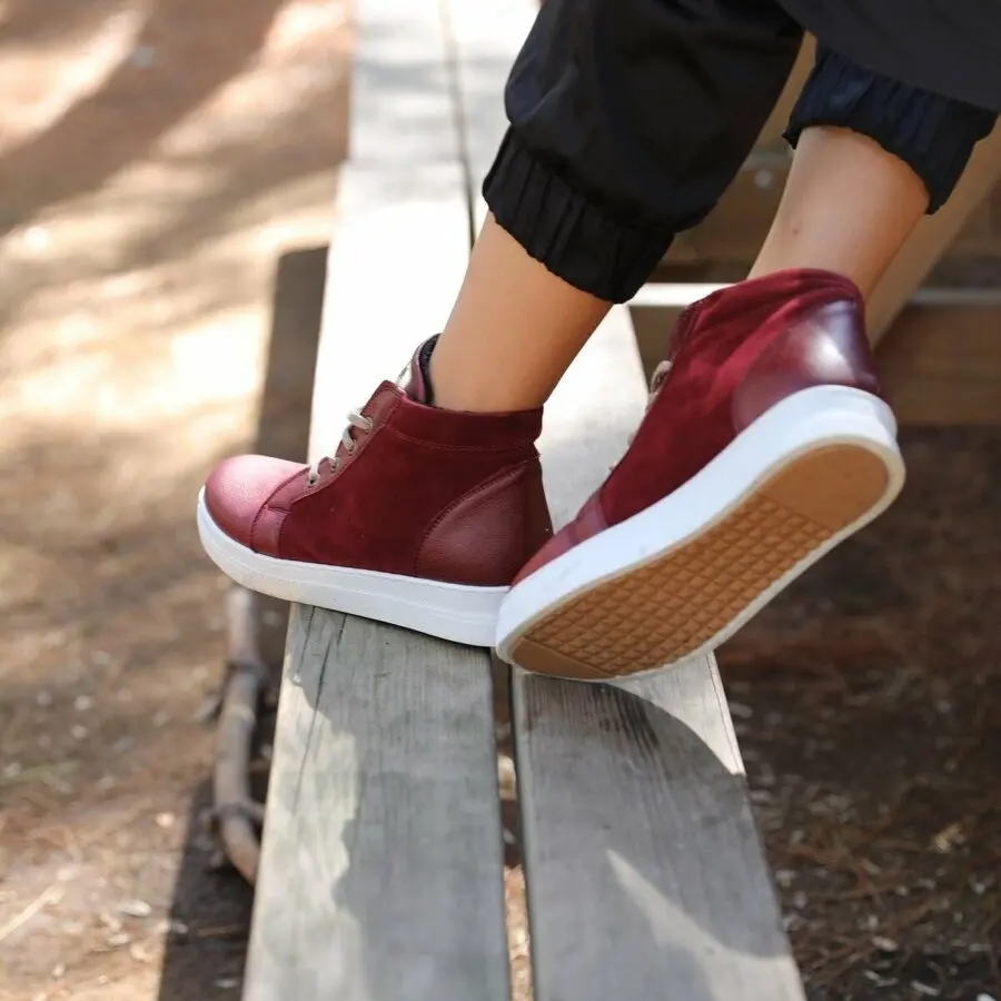 

Women Boots Vital Arman Thick Sole Shearling Suede Detailed Women'S Sport Boots