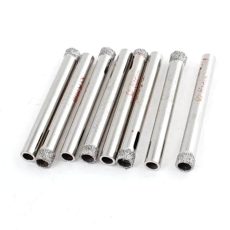 

GTBL 8 Pcs 6mm Dia Diamond Coated Drill Bit Tile Ceramic Glass Hole Saws