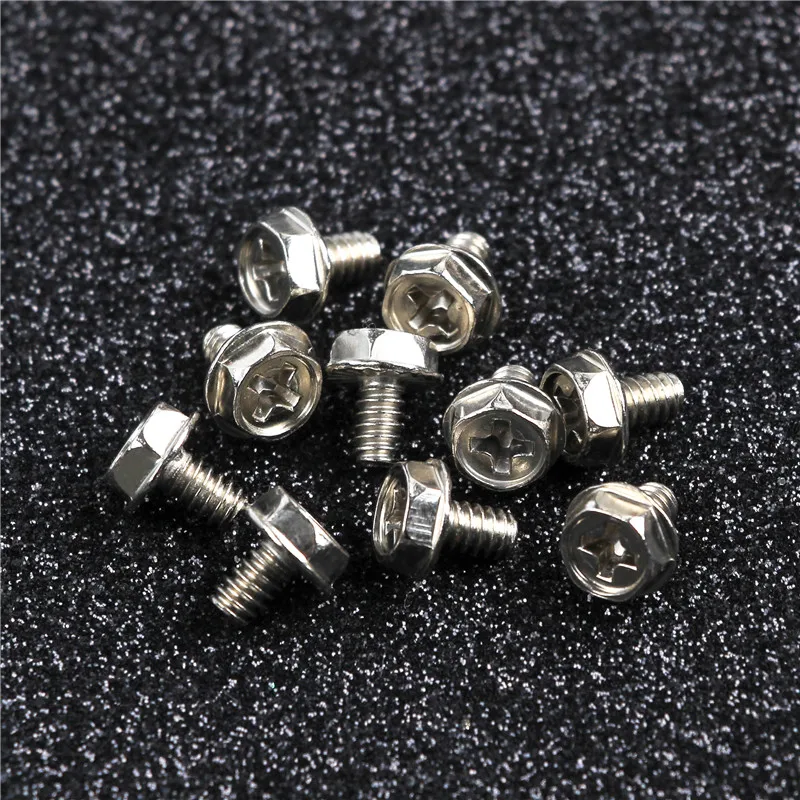 30Pcs Assorted M3 Computer Golden Motherboard Riser Silver Screws Red Washers Set Security Tornillos De Todas Las Medidas - купить по