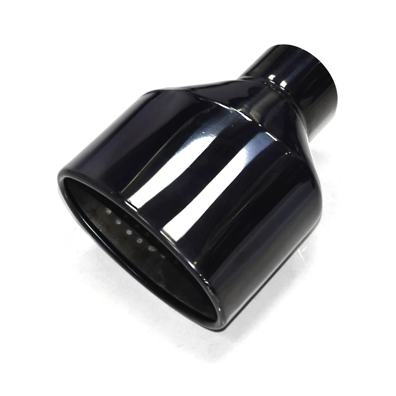 

1 Pcs Black Universal Car Exhaust tip Stainless Steel Muffler Tips Outlet 2.5 Inch Exhaust Pipe Exhaust System Silver Nozzles