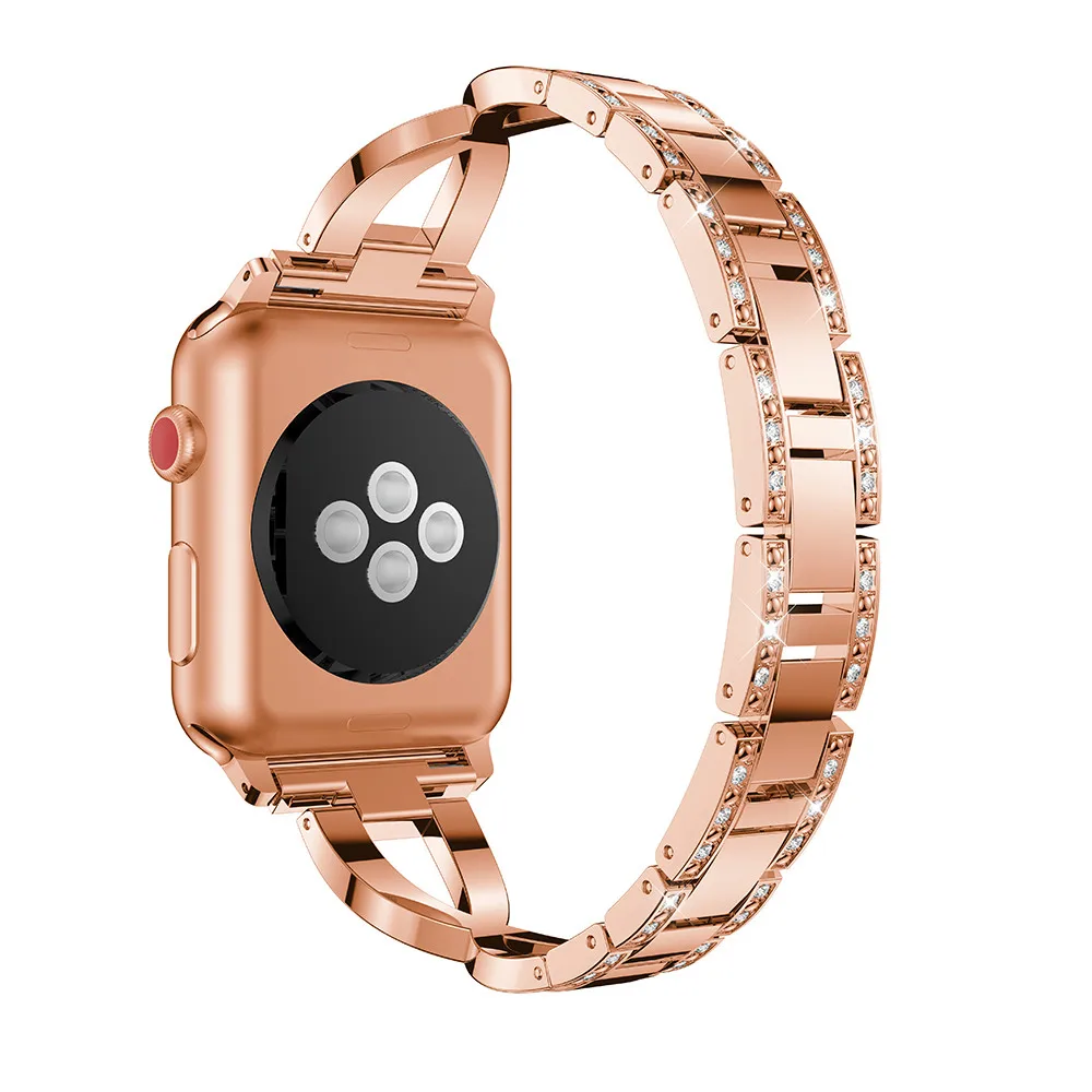 Браслет для Apple Watch Band 40 мм 44 38 42 Женский бриллиантовый ремешок iWatch Series 4 3 2 1 браслет