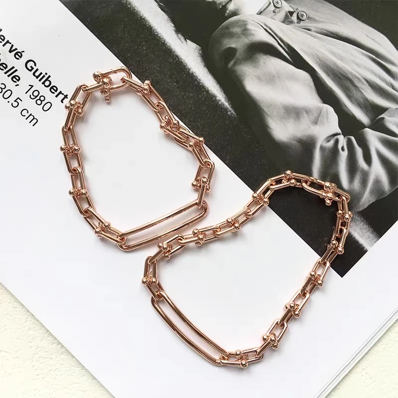 

Women's 925 Sterling Silver Couple TiF Bracelets Fashion Luxury Brand Jewelry Bracelets On Hand