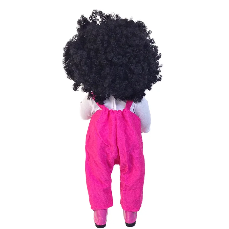 Черные Детские куклы поп зеленые Африканские 18 дюймов bebe reborn силиконовые